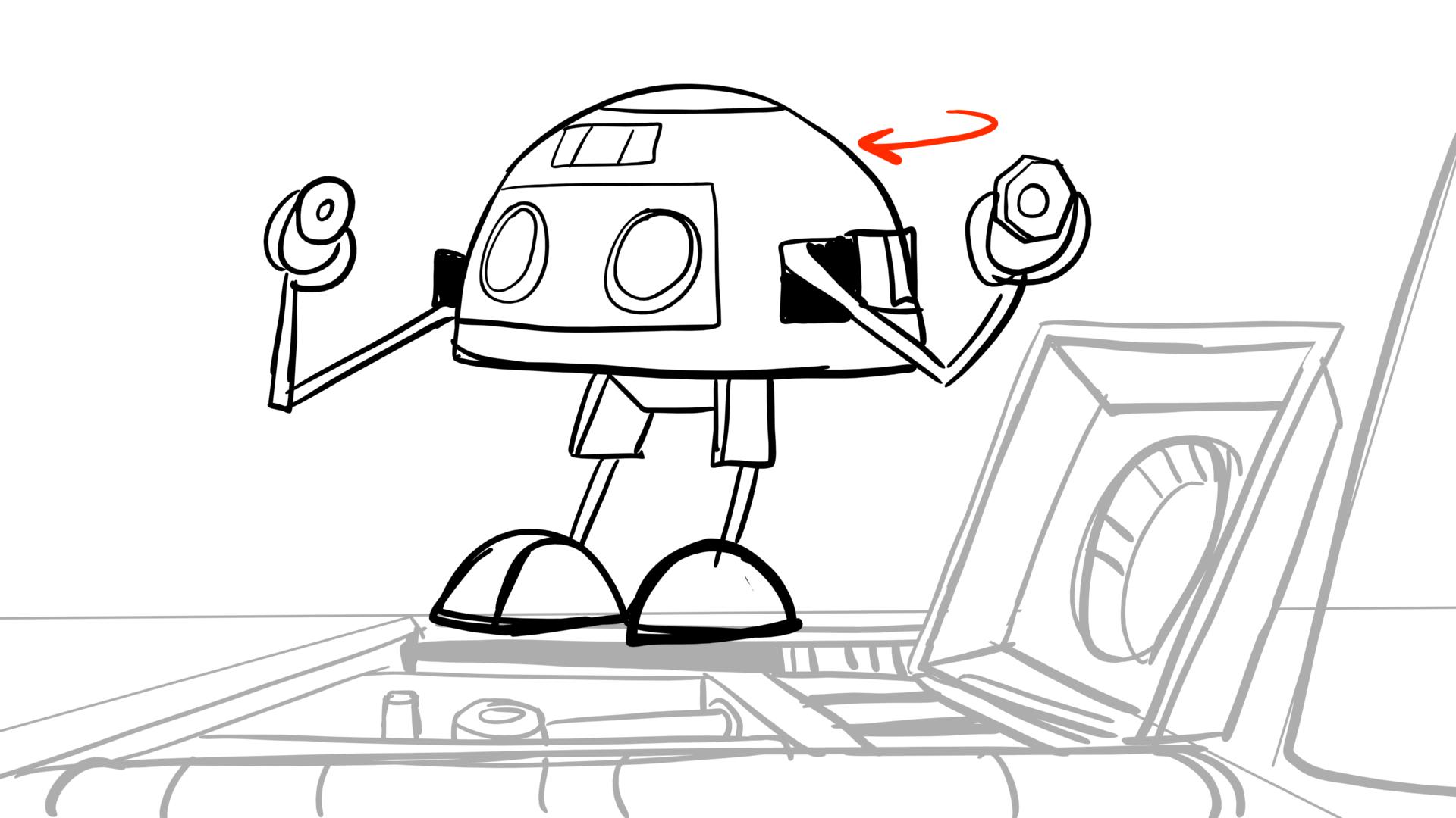Fun with Nubs — Ep. 108, lámina 126, storyboard by Melissa Ballesteros